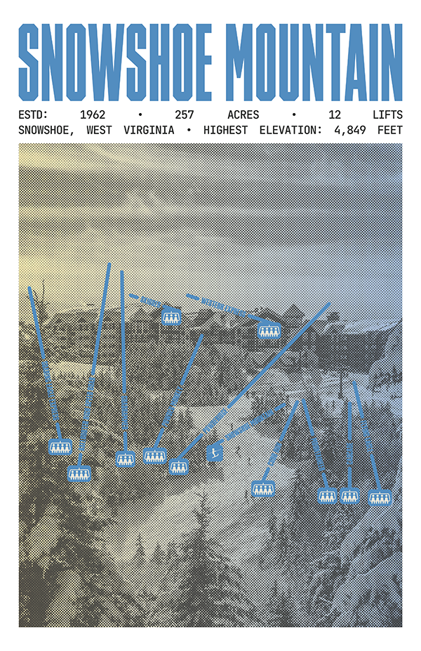 Snowshoe Mountain Resort Poster