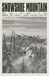 Snowshoe Mountain Resort Poster