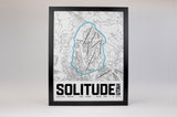 Solitude Resort Map Poster – Utah