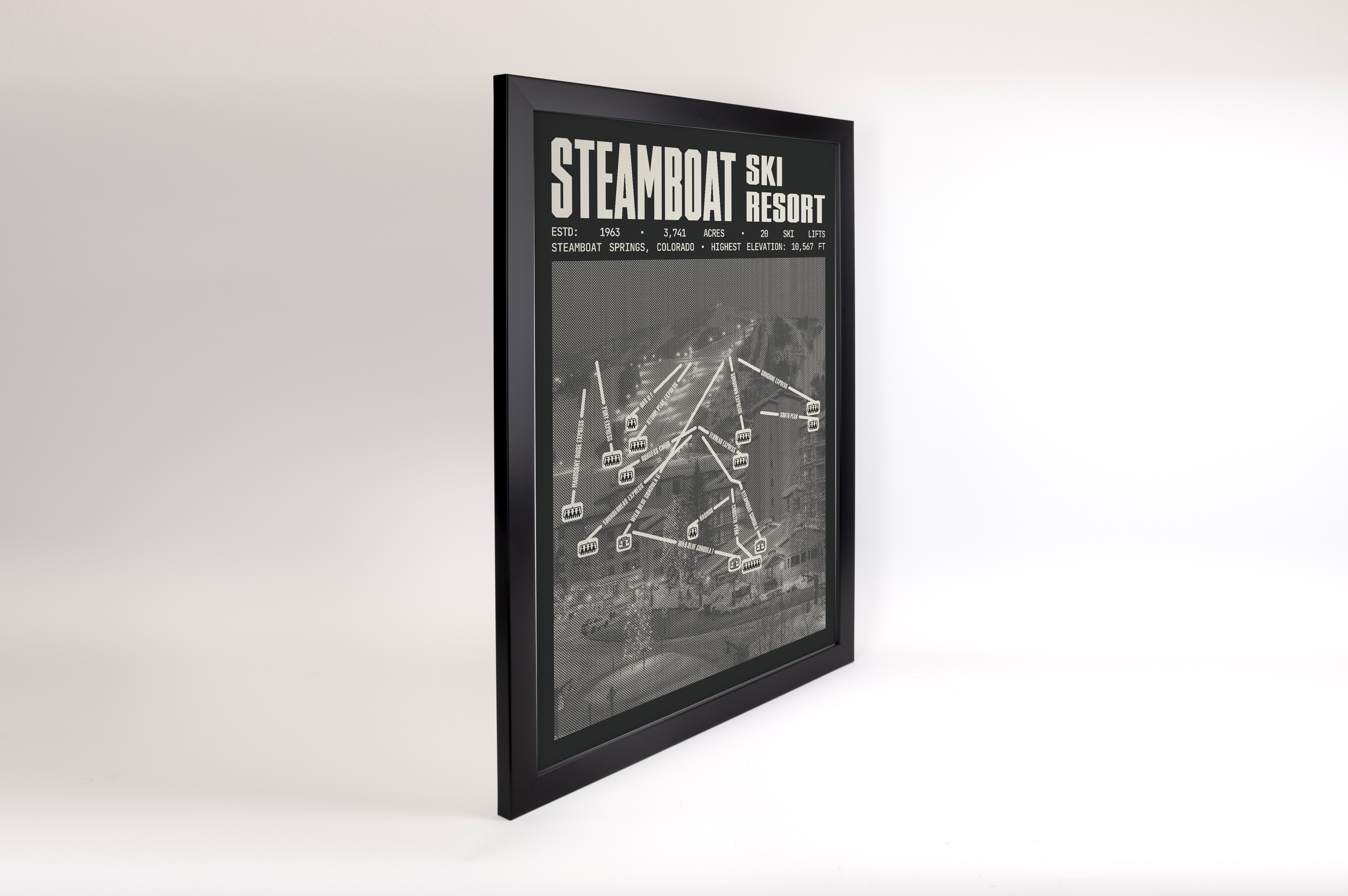 Steamboat Ski Resort Poster