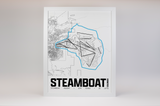 Steamboat Resort Map Poster – Colorado