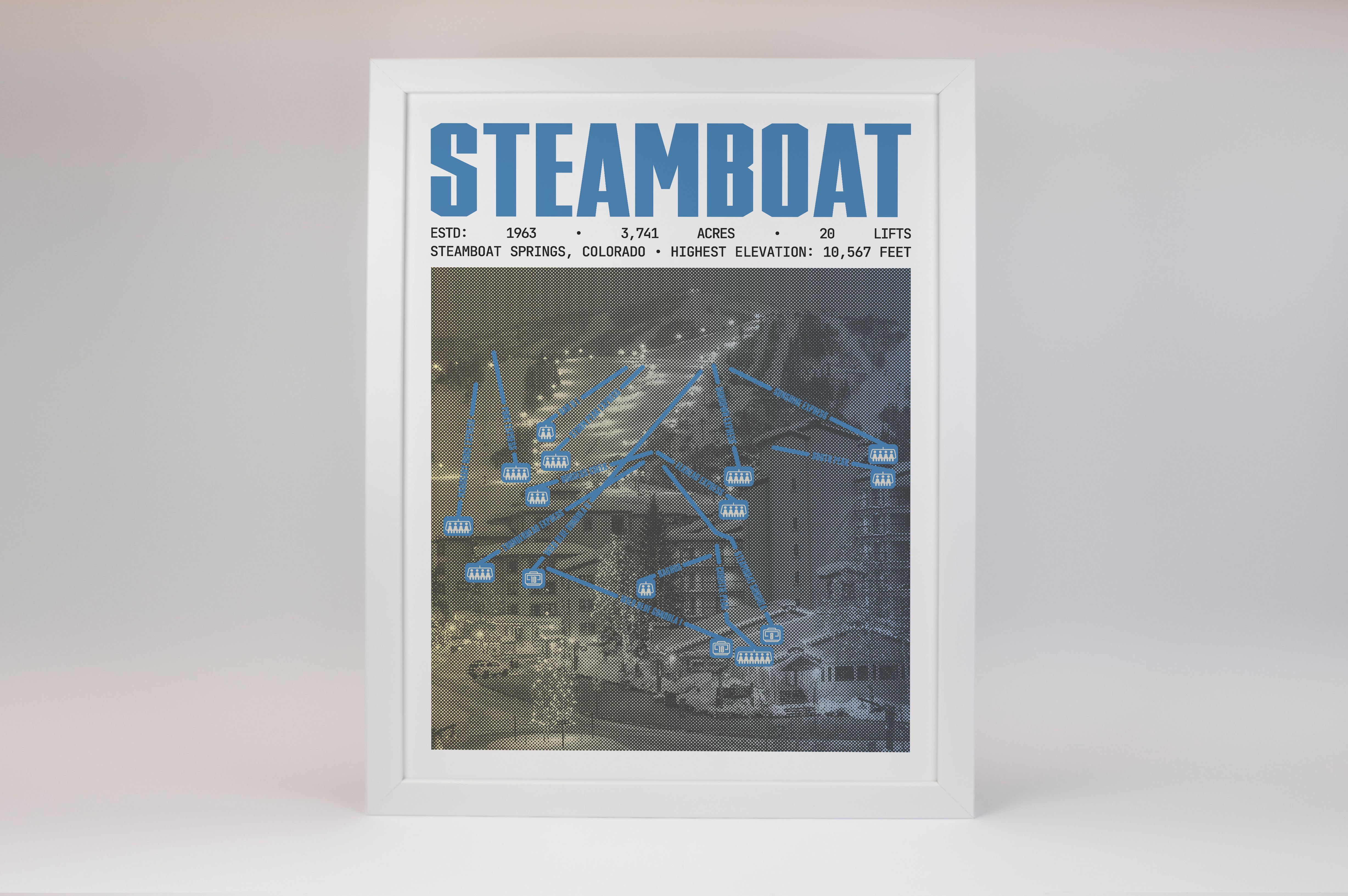 Steamboat Resort Poster