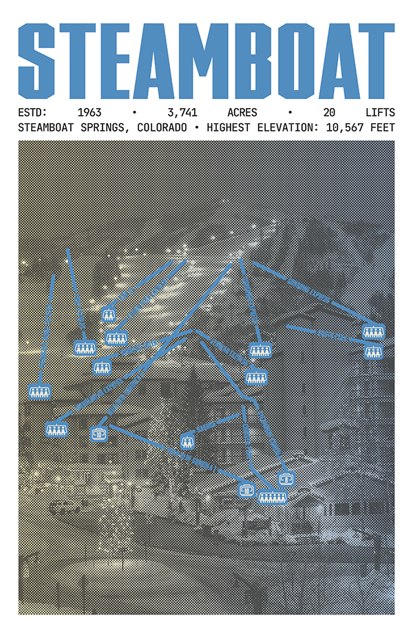 Steamboat Resort Poster