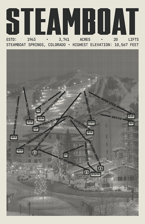 Steamboat Resort Poster