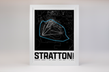 Stratton Resort Map Poster – Vermont