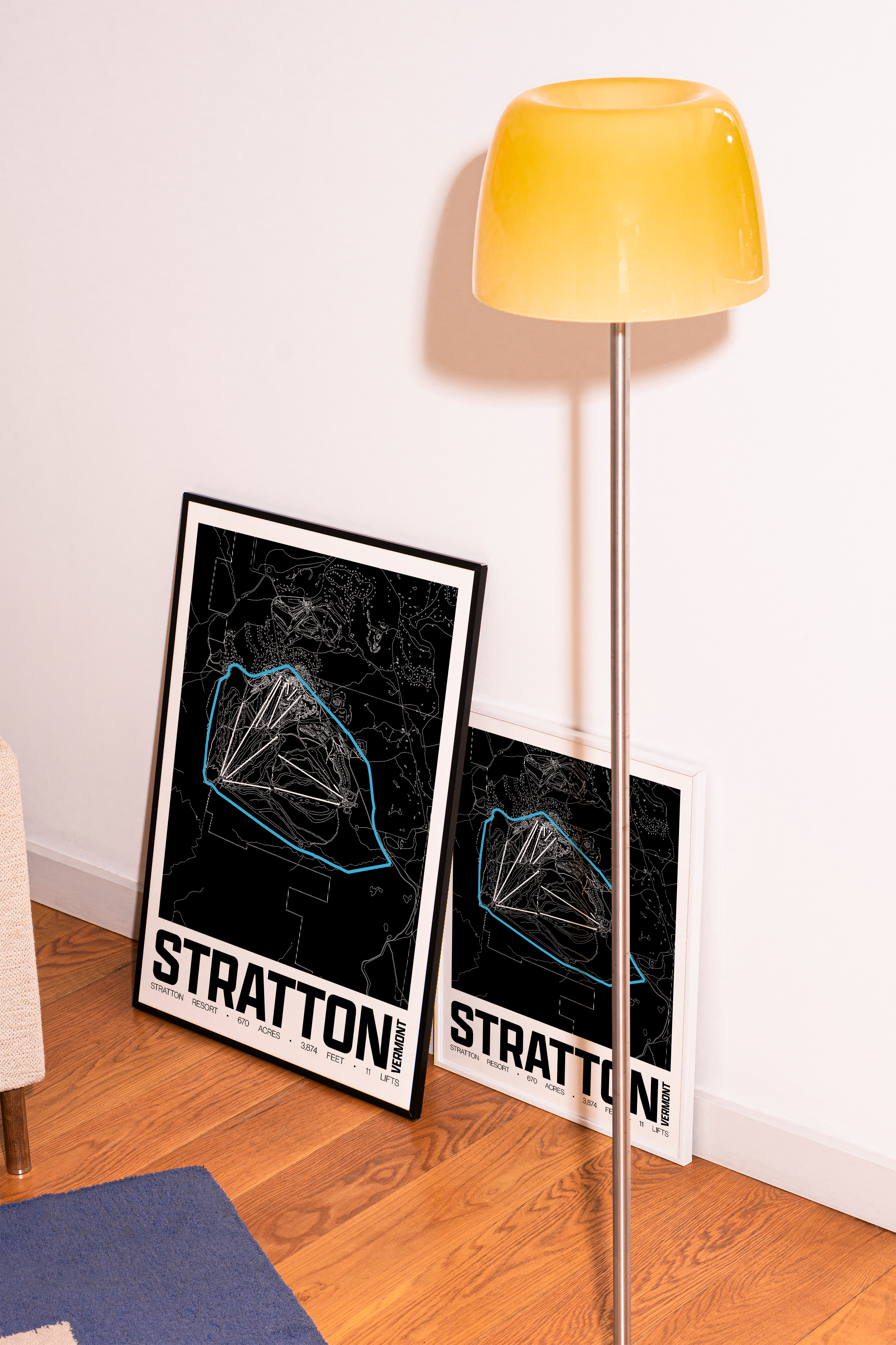 Stratton Resort Map Poster – Vermont