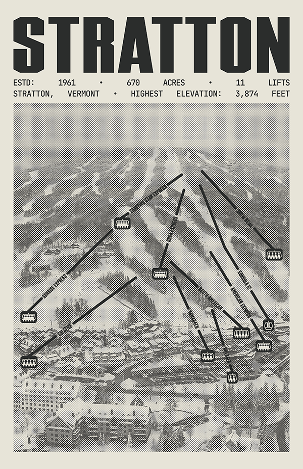 Stratton Resort Poster