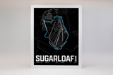 Sugarloaf Map Poster – Maine