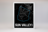 Bald Mountain - Sun Valley Resort Map Poster – Idaho