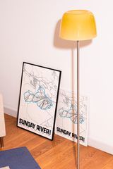 Sunday River Resort Map Poster – Maine