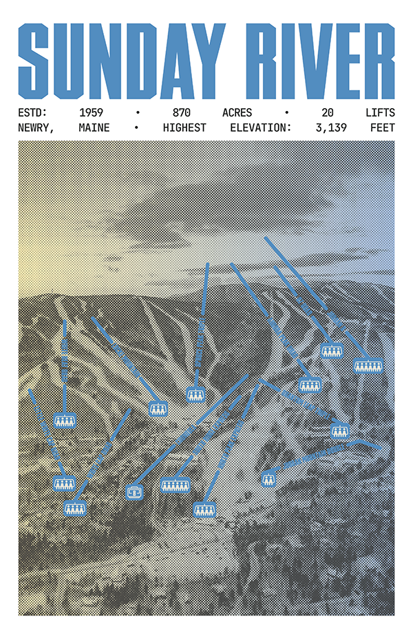 Sunday River Resort Poster
