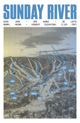 Sunday River Resort Poster