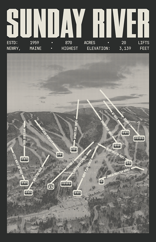 Sunday River Resort Poster
