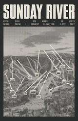 Sunday River Resort Poster