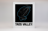 Taos Resort Map Poster – New Mexico