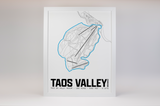 Taos Resort Map Poster – New Mexico