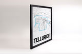 Telluride Resort Map Poster – Colorado