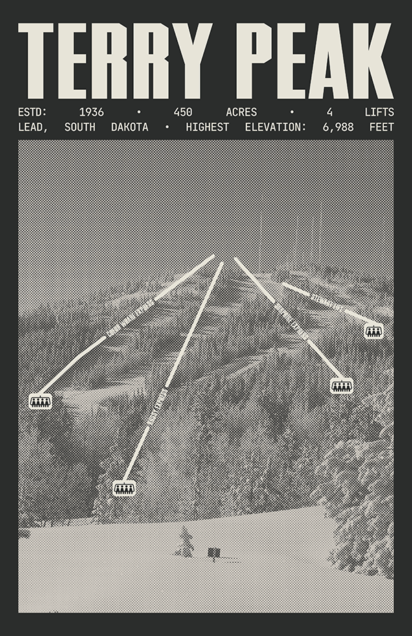 Terry Peak Resort Poster