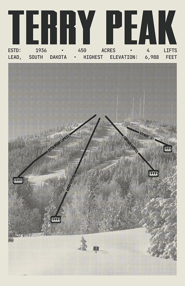 Terry Peak Resort Poster