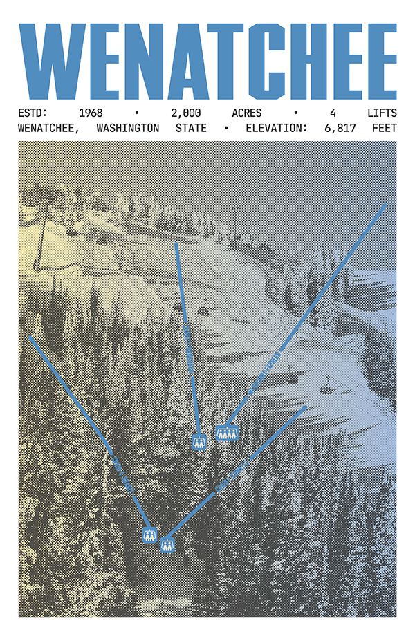 Wenatchee - Mission Ridge Resort Poster