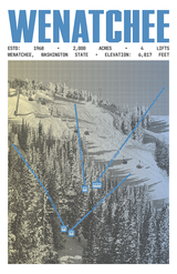 Wenatchee - Mission Ridge Resort Poster