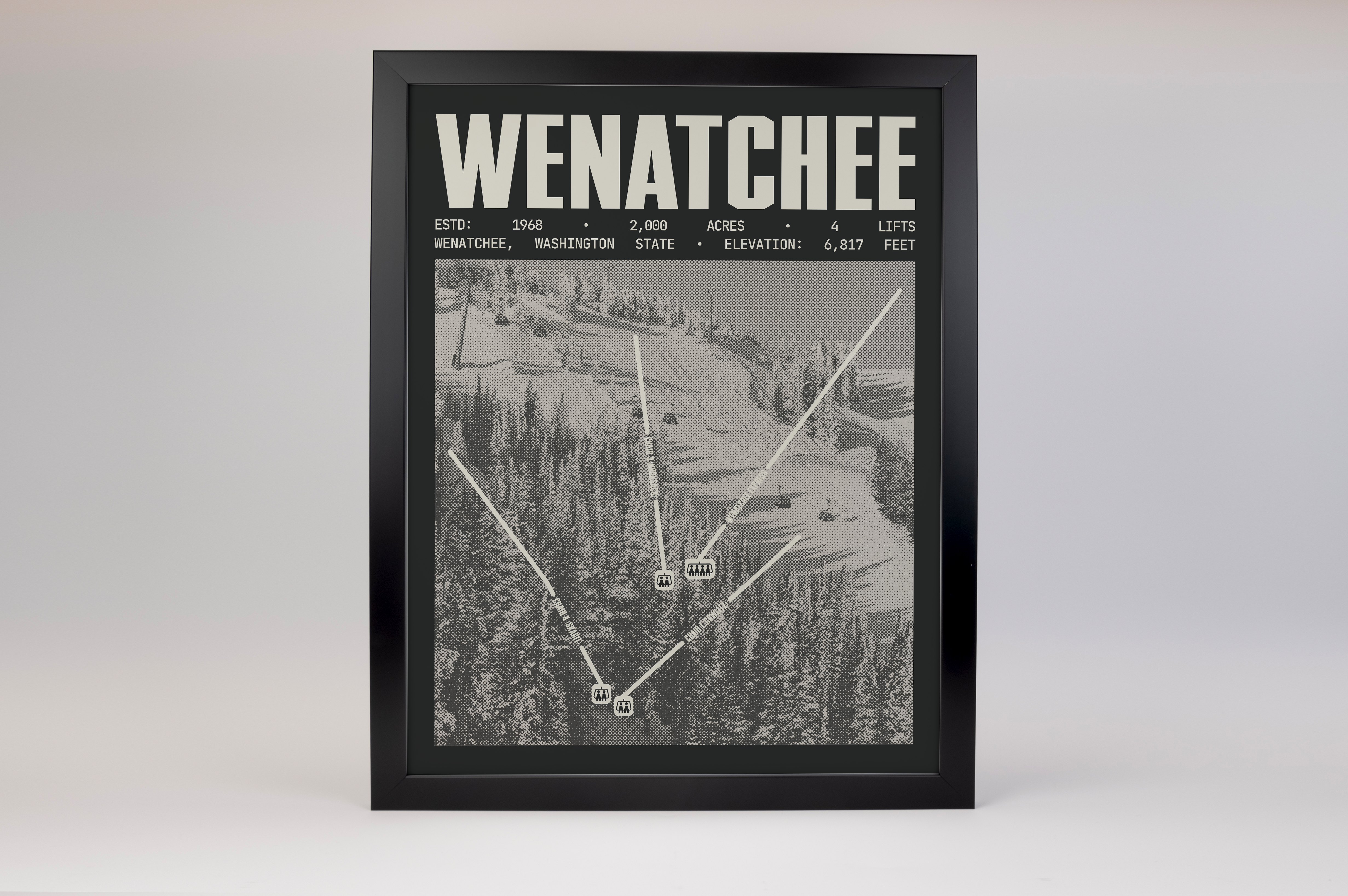 Wenatchee - Mission Ridge Resort Poster