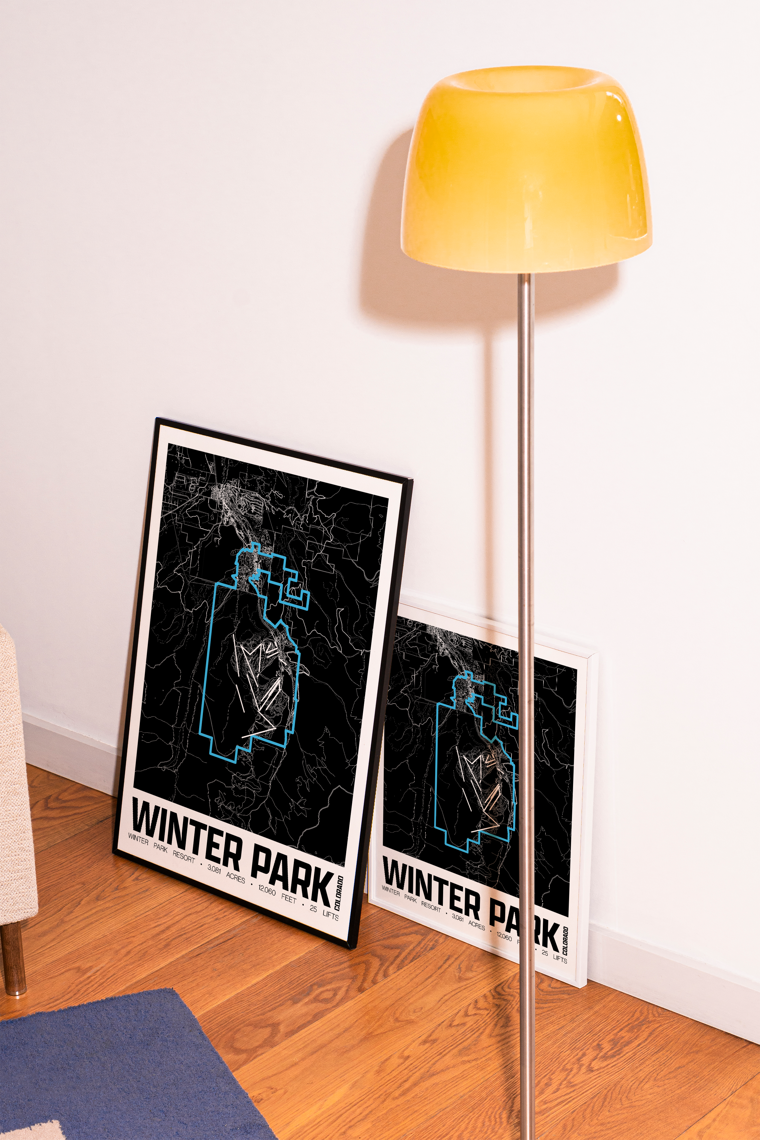 Winter Park Resort Map Poster – Colorado