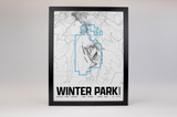 Winter Park Resort Map Poster – Colorado