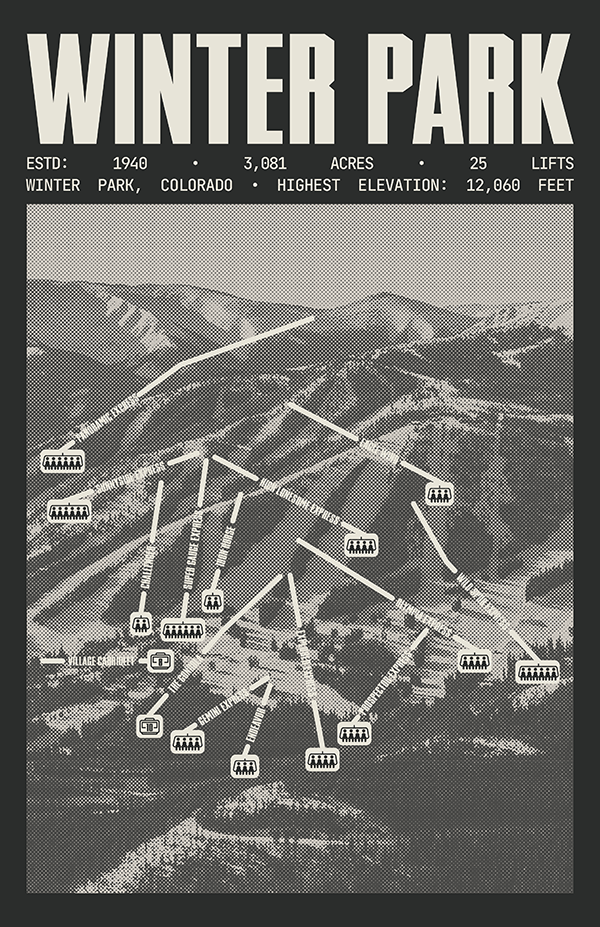 Winter Park Resort Poster