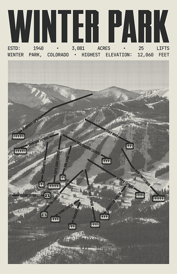 Winter Park Resort Poster