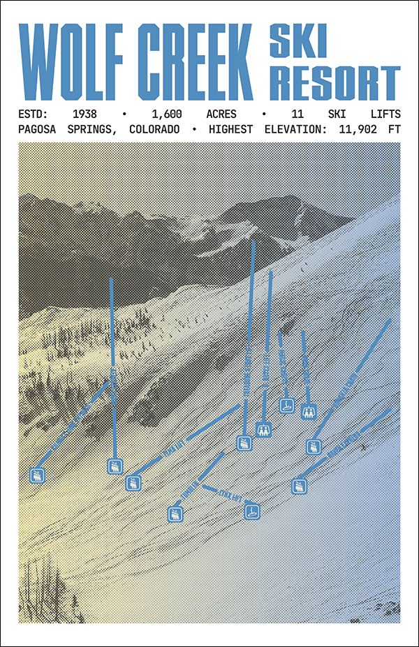 Wolf Creek Ski Resort Poster