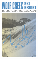 Wolf Creek Ski Resort Poster
