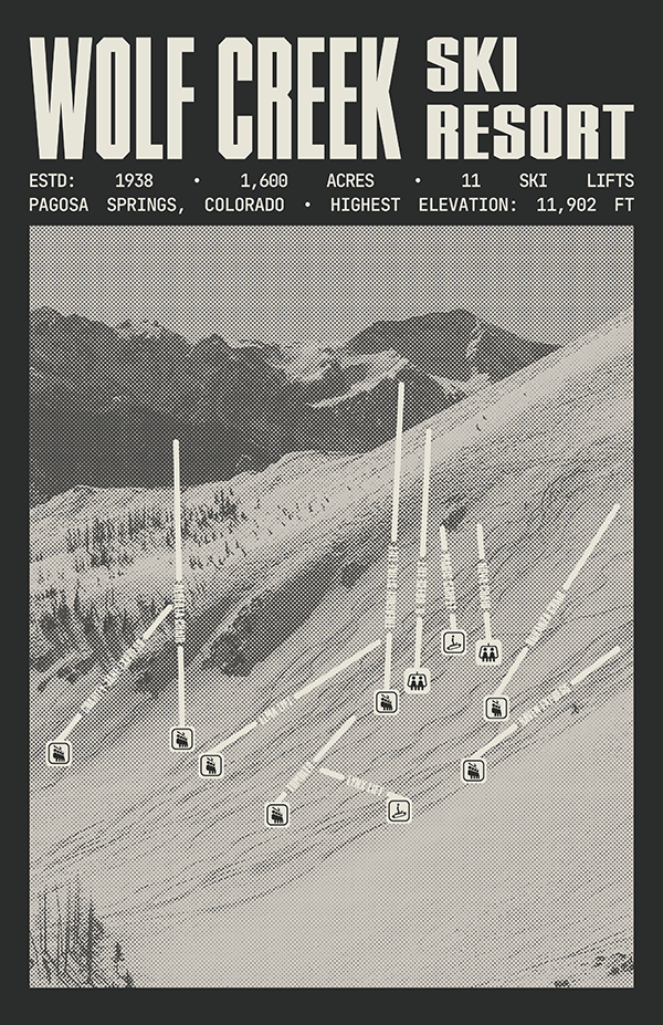 Wolf Creek Ski Resort Poster