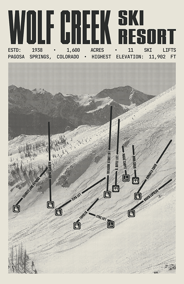 Wolf Creek Ski Resort Poster
