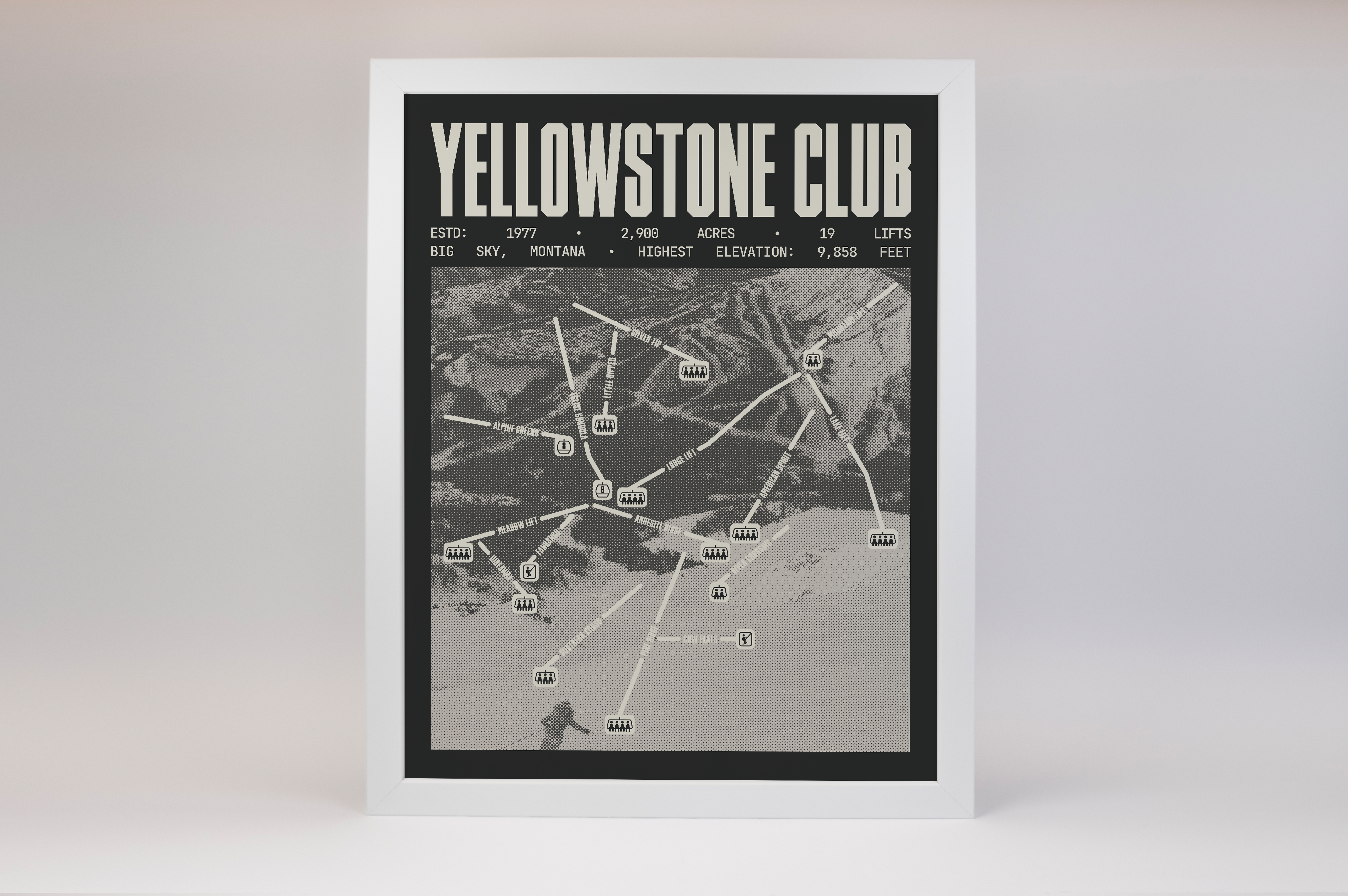 Yellowstone Club Resort Poster